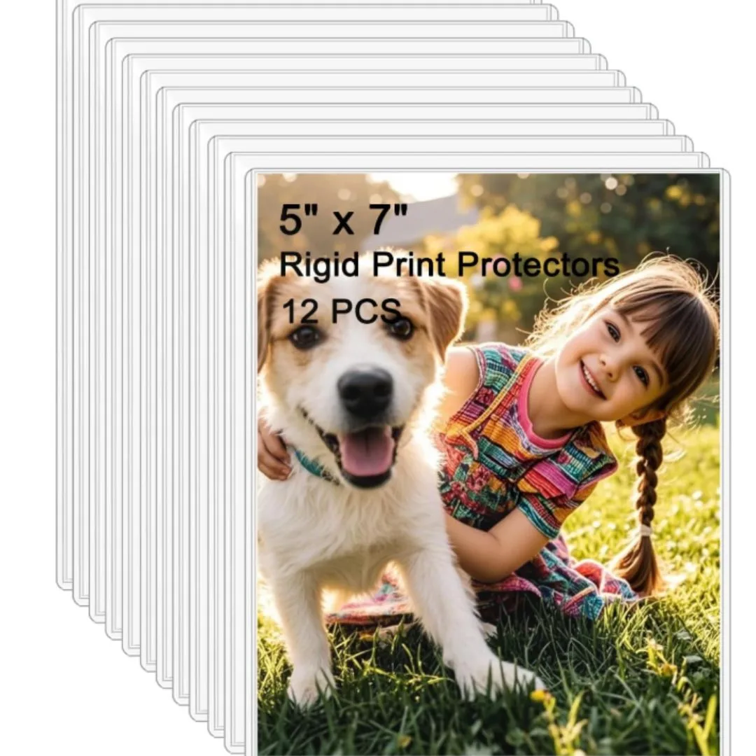 5x7 rigid picture holders